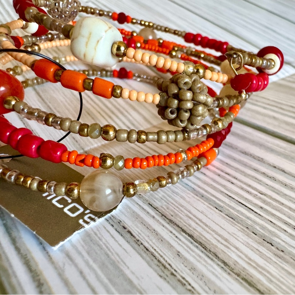 Colorful Beaded Bracelet Set - Picture 2 of 5